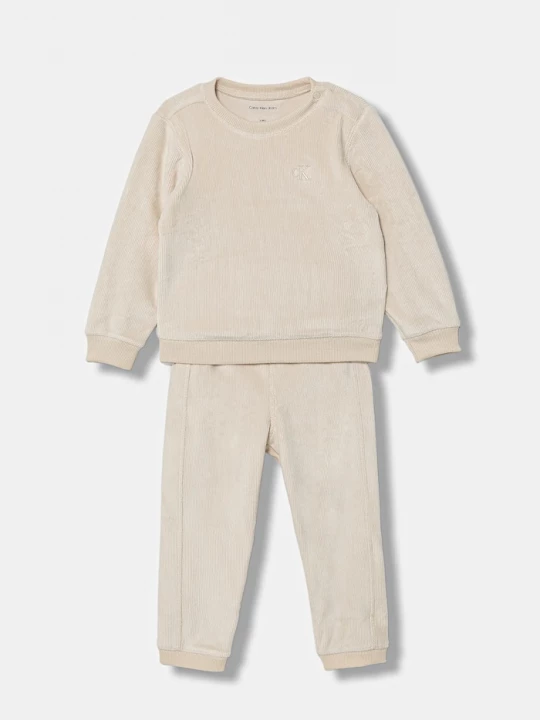 Obrázek produktu Calvin Klein Jeans Kojenecká tepláková souprava Calvin Klein Jeans béžová