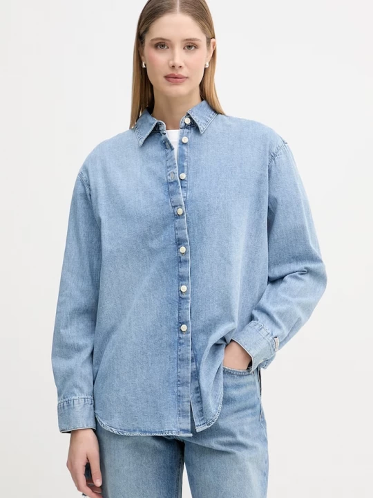 Obrázek produktu Calvin Klein Jeans košile dámská džínová modrá