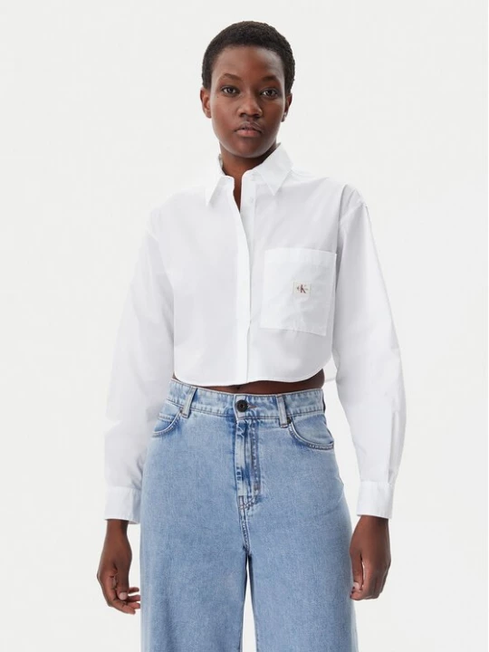 Obrázek produktu Calvin Klein Jeans Košile J20J225078 Bílá Relaxed Fit