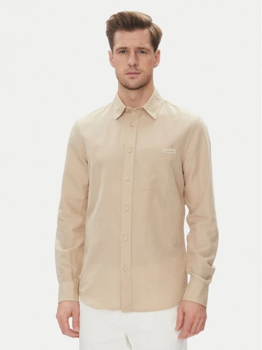 Obrázek produktu Calvin Klein Jeans Košile J30J327295 Béžová Regular Fit