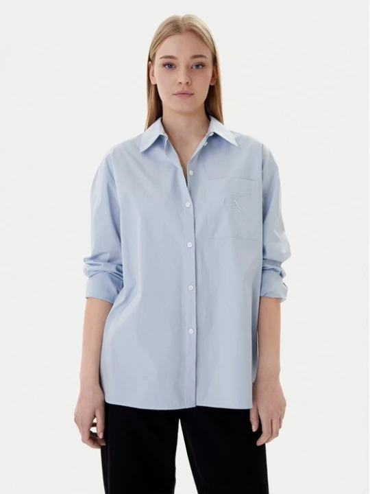 Obrázek produktu Calvin Klein Jeans Košile LV047C143G Šedá Relaxed Fit