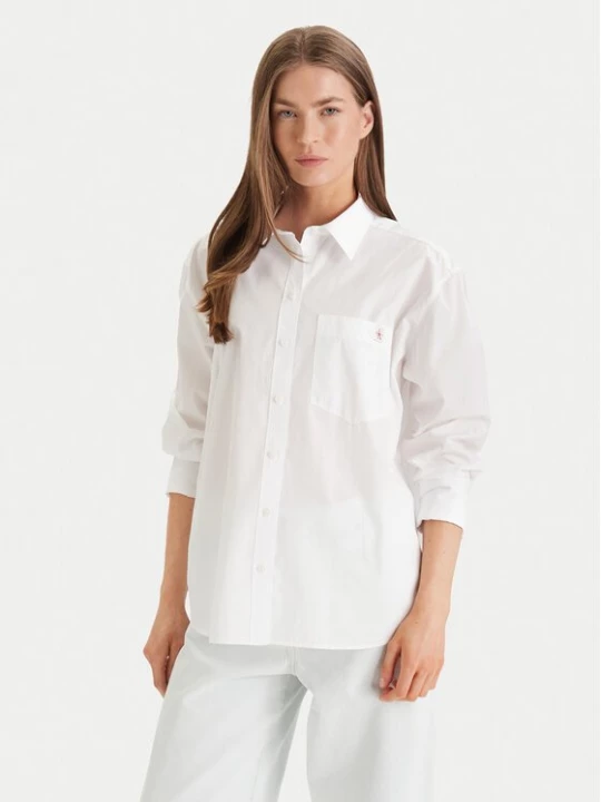 Obrázek produktu Calvin Klein Jeans Košile LV047F147G Bílá Relaxed Fit