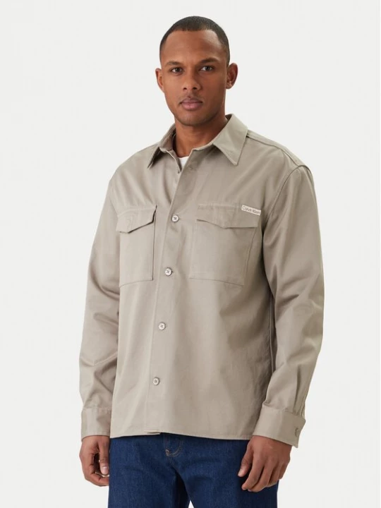 Obrázek produktu Calvin Klein Jeans Košile Utility LV04RF408G Béžová Relaxed Fit