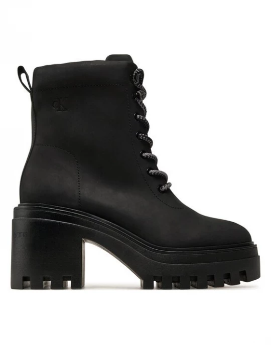 Obrázek produktu Calvin Klein Jeans Kotníková obuv Chunky Heeled Zip Boot Lth YW0YW01548 Černá