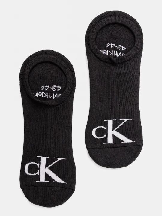 Obrázek produktu Calvin Klein Jeans kotníkové ponožky pánské s bavlnou 2-pack černá