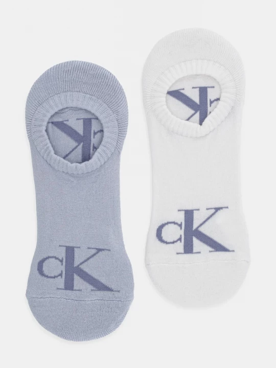 Obrázek produktu Calvin Klein Jeans kotníkové ponožky pánské s bavlnou 2-pack modrá