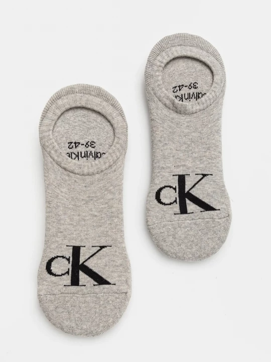 Obrázek produktu Calvin Klein Jeans kotníkové ponožky pánské s bavlnou 2-pack šedá