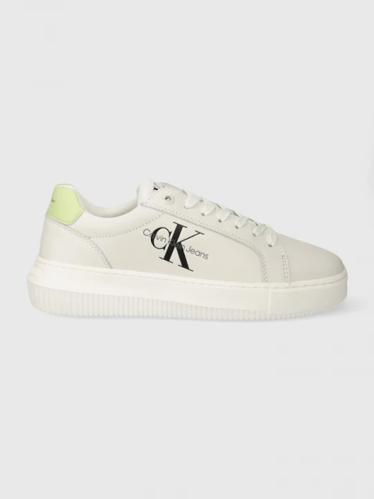 Obrázek produktu Calvin Klein Jeans Kožené tenisky Calvin Klein Jeans CHUNKY CUPSOLE MONO LTH WN béžová
