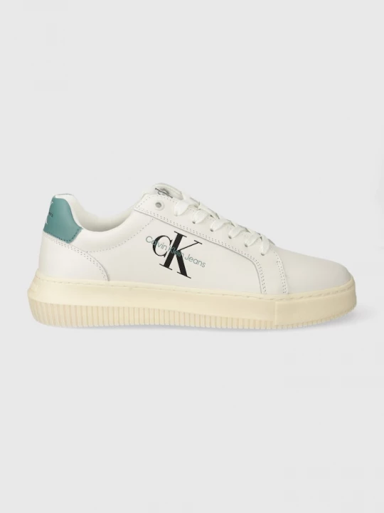 Obrázek produktu Calvin Klein Jeans Kožené tenisky CHUNKY CUPSOLE MONOLOGO bílá