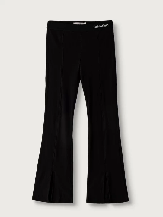 Obrázek produktu Calvin Klein Jeans legíny dětské s bavlnou Flare černá