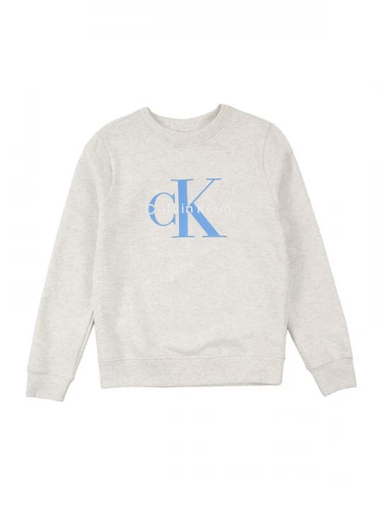 Obrázek produktu Calvin Klein Jeans Mikina azurová / šedý melír / bílá