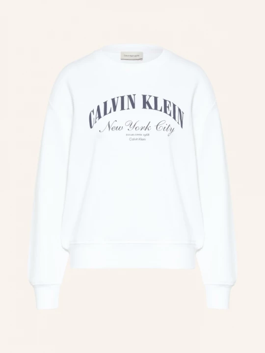 Obrázek produktu Calvin Klein Jeans Mikina bílá / černá