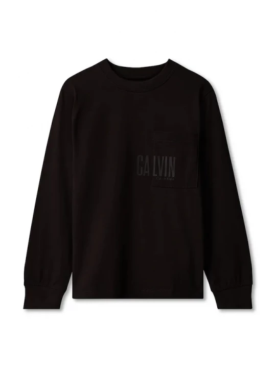 Obrázek produktu Calvin Klein Jeans mikina dětská bavlněná černá