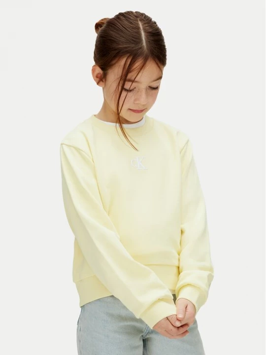 Obrázek produktu Calvin Klein Jeans Mikina LVCKSJB27G Žlutá Regular Fit