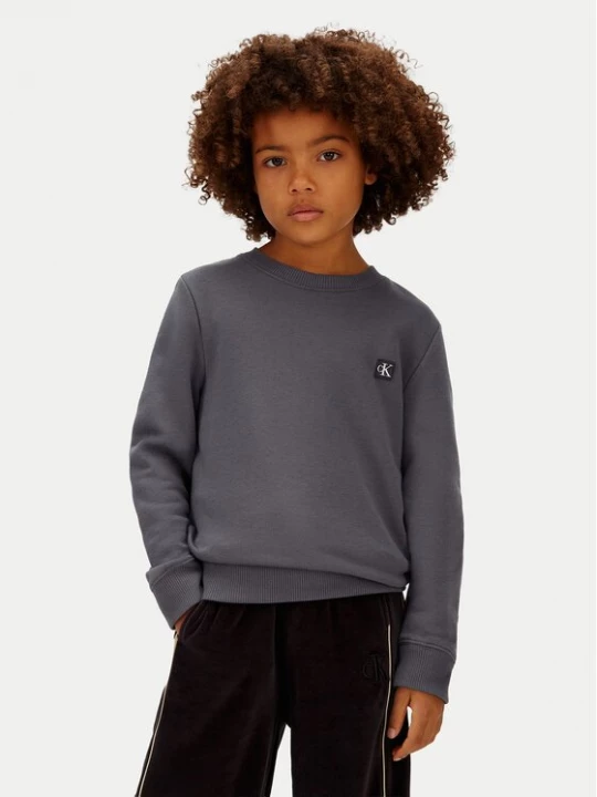 Obrázek produktu Calvin Klein Jeans Mikina Mono Mini Badge IU0IU00570 Šedá Regular Fit