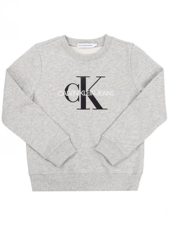Obrázek produktu Calvin Klein Jeans Mikina Monogram Logo IU0IU00069 Šedá Regular Fit