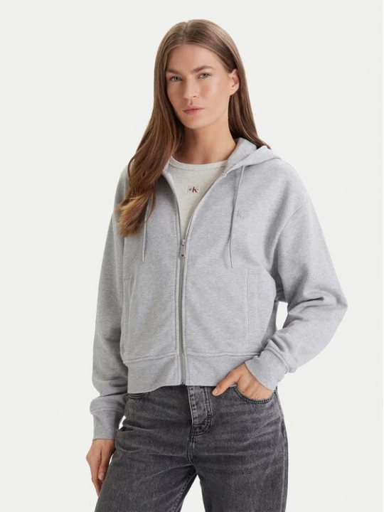 Obrázek produktu Calvin Klein Jeans Mikina Monogram LV047F208G Šedá Relaxed Fit