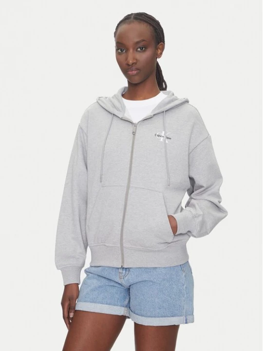 Obrázek produktu Calvin Klein Jeans Mikina Monologo LV047B270G Šedá Regular Fit