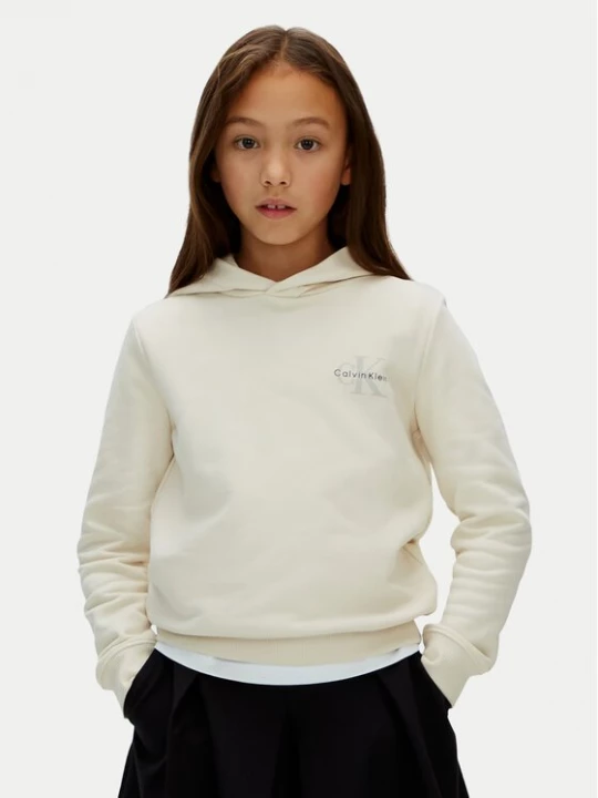 Obrázek produktu Calvin Klein Jeans Mikina Small Monogram IU0IU00712 Béžová Regular Fit