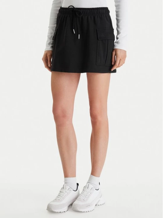 Obrázek produktu Calvin Klein Jeans Mini sukně Monogram LV047B268G Černá Regular Fit