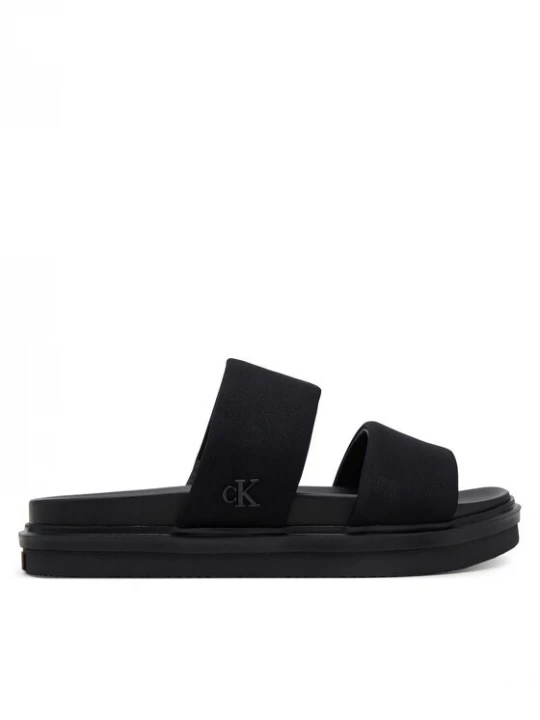 Obrázek produktu Calvin Klein Jeans Nazouváky Flat Molded Dbl Bar Sandal Cv YM0YM01222 Černá