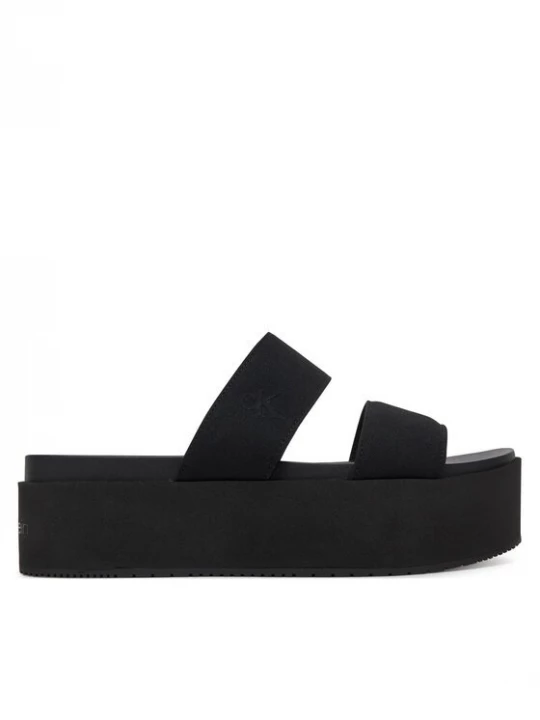 Obrázek produktu Calvin Klein Jeans Nazouváky Flatform Sandal Webbing In YW0YW01789 Černá