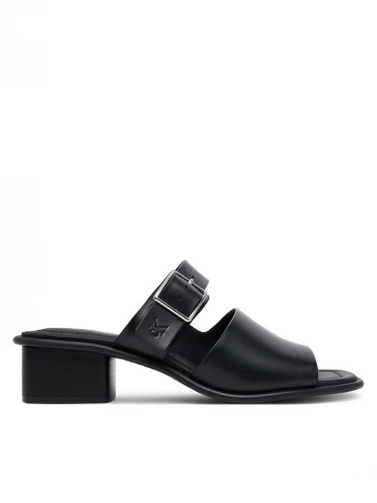 Obrázek produktu Calvin Klein Jeans Nazouváky Heel Square Mg Buckle Lth YW0YW01701 Černá
