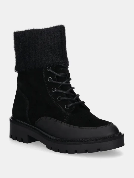 Obrázek produktu Calvin Klein Jeans Nízké kozačky Calvin Klein Jeans COMBAT MID LACE UP BOOT WL černá