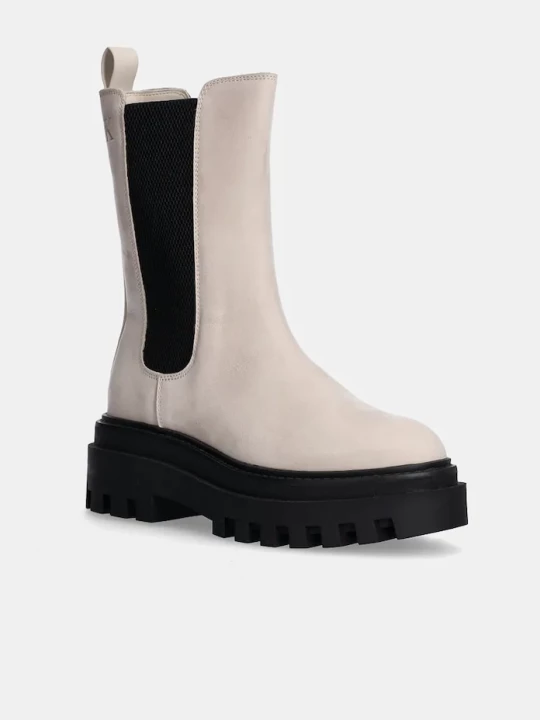 Obrázek produktu Calvin Klein Jeans Nubukové kotníkové boty Calvin Klein Jeans FLATFORM CHELSEA BOOT MG NB béžová