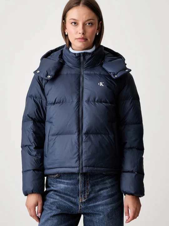 Obrázek produktu Calvin Klein Jeans péřová bunda dámská námořnická modř