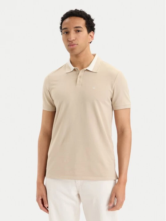 Obrázek produktu Calvin Klein Jeans Polokošile LV04RG234G Světle béžová Regular Fit