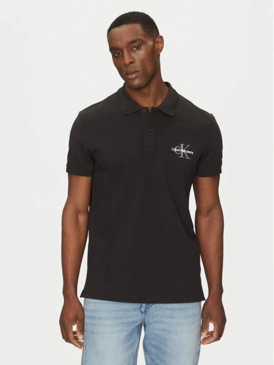 Obrázek produktu Calvin Klein Jeans Polokošile Monologo J30J325664 Černá Regular Fit
