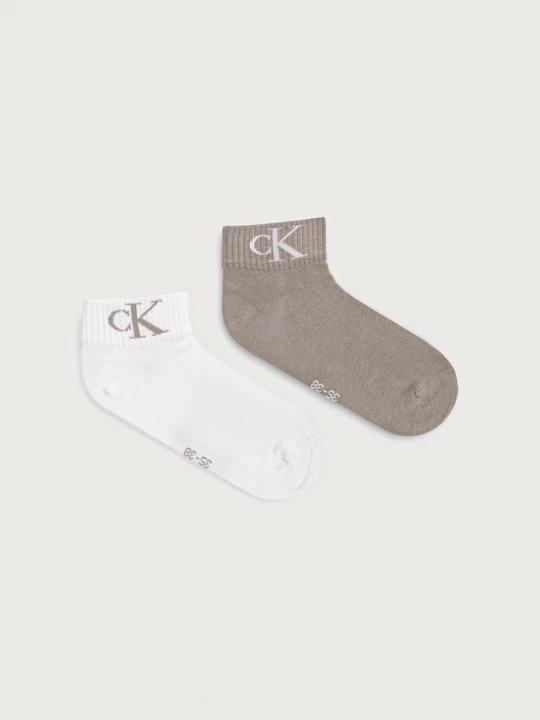 Obrázek produktu Calvin Klein Jeans ponožky dámské s bavlnou 2-pack béžová