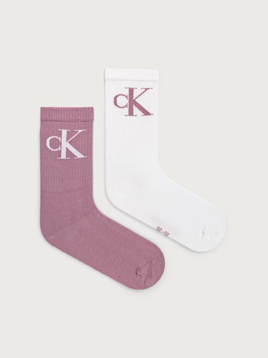 Obrázek produktu Calvin Klein Jeans ponožky dámské s bavlnou 2-pack bílá
