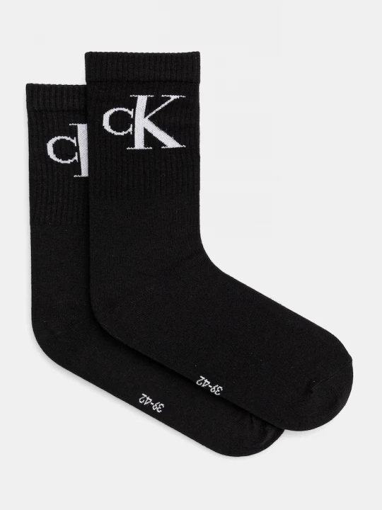Obrázek produktu Calvin Klein Jeans ponožky dámské s bavlnou 2-pack černá