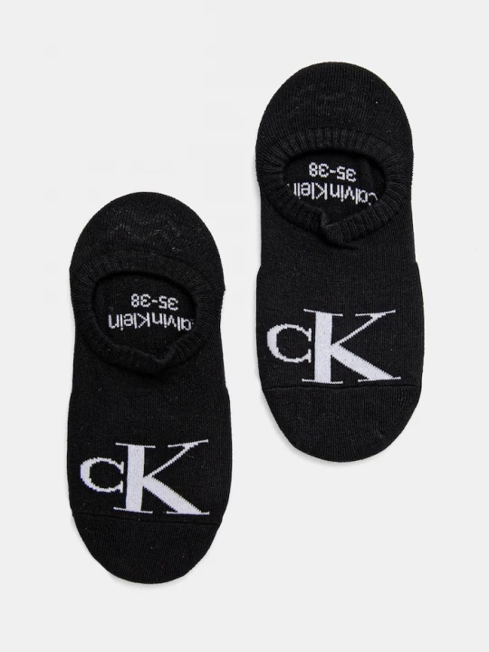Obrázek produktu Calvin Klein Jeans ponožky dámské s bavlnou 2-pack černá