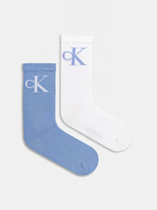 Obrázek produktu Calvin Klein Jeans ponožky dámské s bavlnou 2-pack modrá