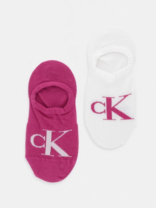 Obrázek produktu Calvin Klein Jeans ponožky dámské s bavlnou 2-pack růžová