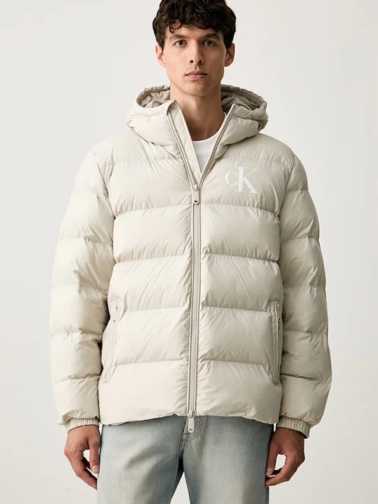 Obrázek produktu Calvin Klein Jeans prošívaná bunda pánská béžová