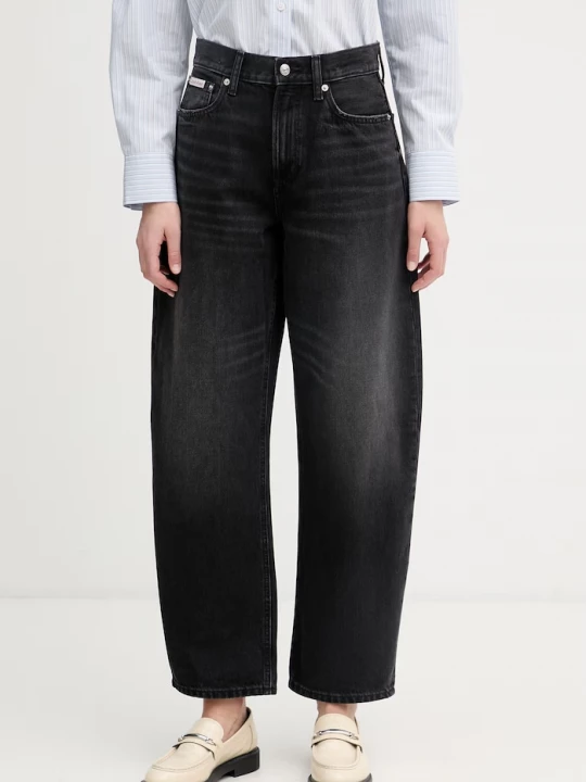 Obrázek produktu Calvin Klein Jeans relaxed fit džíny dámské černá