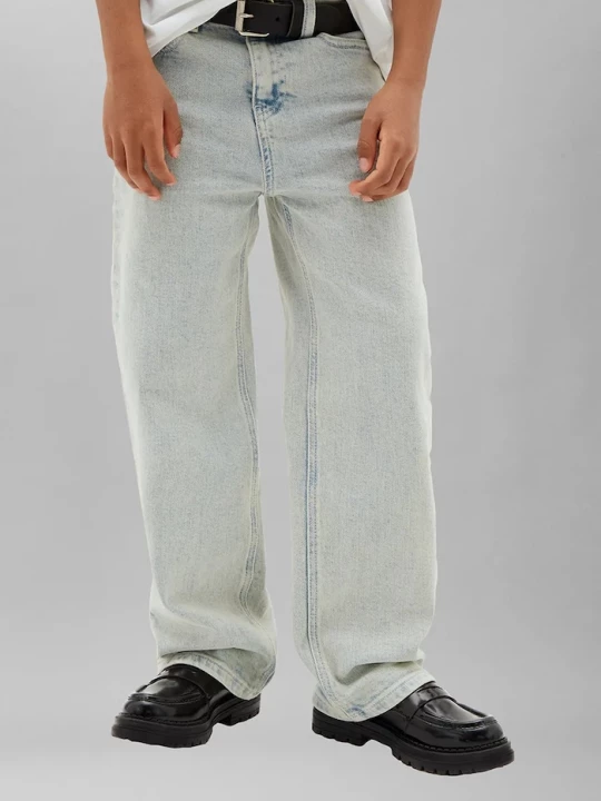 Obrázek produktu Calvin Klein Jeans relaxed fit džíny dětské SKATER šedá