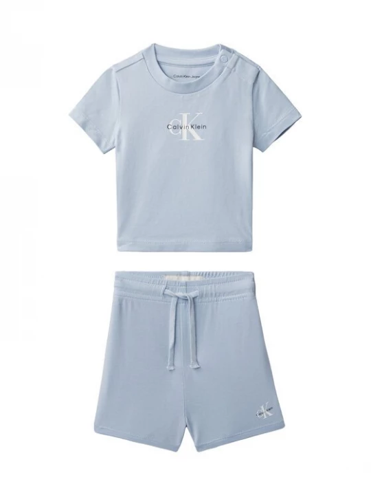 Obrázek produktu Calvin Klein Jeans Sada T-shirt a šortky LVCKSJI09B Světle modrá Regular Fit
