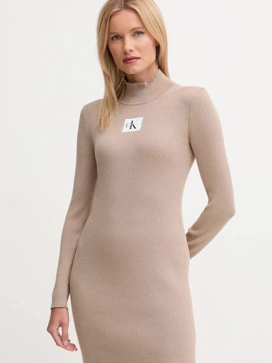 Obrázek produktu Calvin Klein Jeans Šaty Calvin Klein Jeans béžová