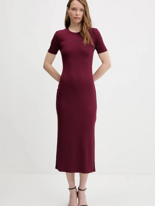 Obrázek produktu Calvin Klein Jeans Šaty Calvin Klein Jeans burgundské