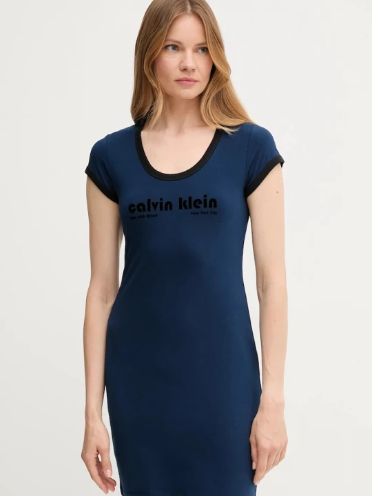 Obrázek produktu Calvin Klein Jeans Šaty Calvin Klein Jeans námořnická modř