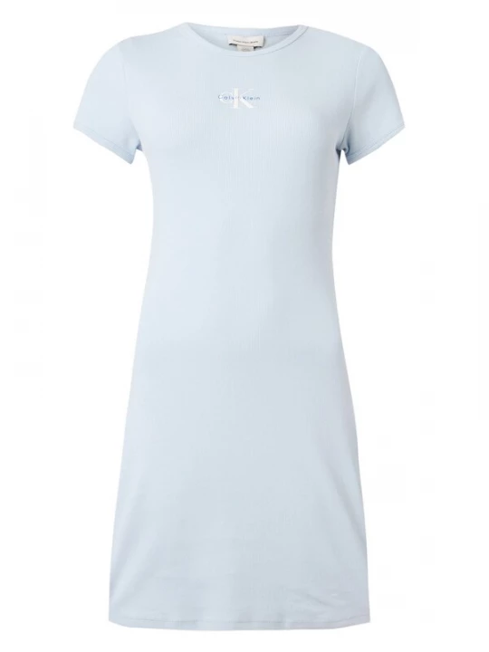 Obrázek produktu Calvin Klein Jeans Šaty 'Monologo Mini' královská modrá / světlemodrá / bílá