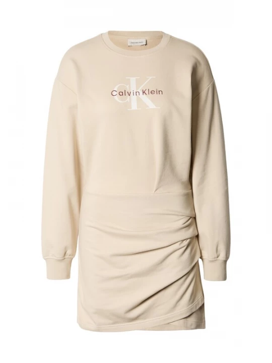 Obrázek produktu Calvin Klein Jeans Šaty režná / červená / bílá