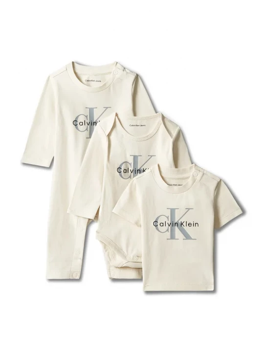 Obrázek produktu Calvin Klein Jeans set kojenecký bavlněný s elastanem béžová