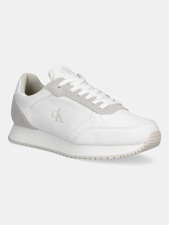 Obrázek produktu Calvin Klein Jeans Sneakers boty Calvin Klein Jeans RUNNER SOCK LACEUP MG CANVAS bílá