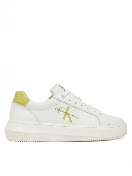 Obrázek produktu Calvin Klein Jeans Sneakersy Chunky Cupsole Laceup Mon Lth YW0YW00823 Bílá